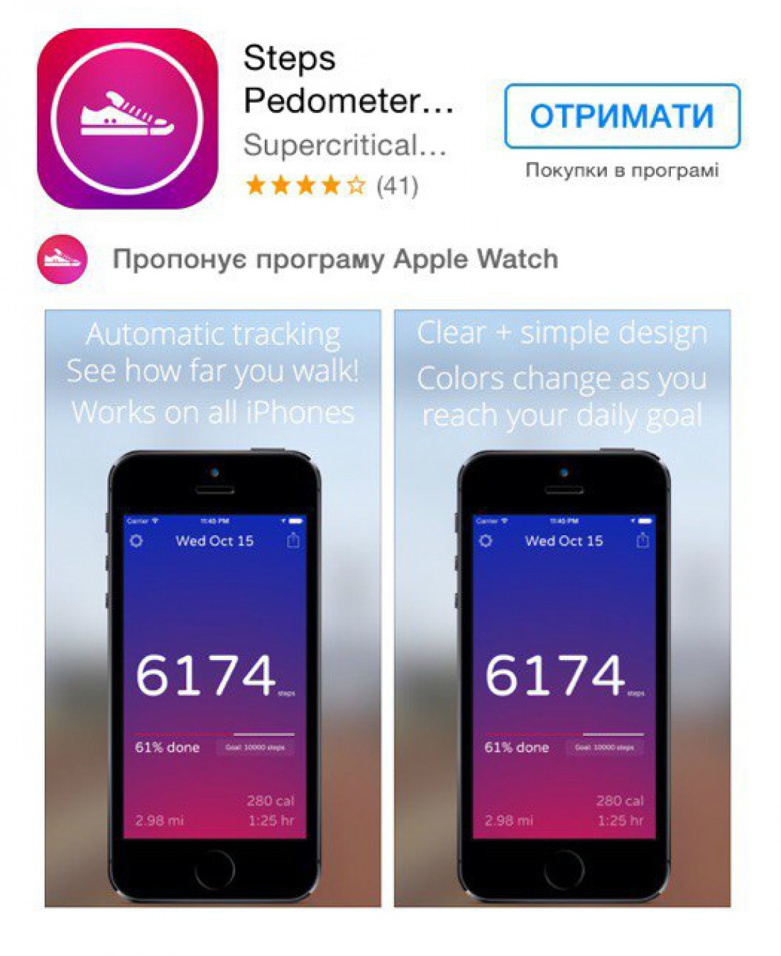 Steps Pedometer