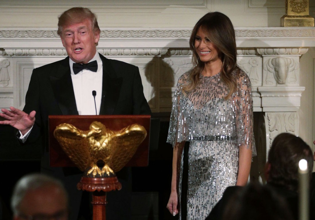 Меланья и Дональд Трамп