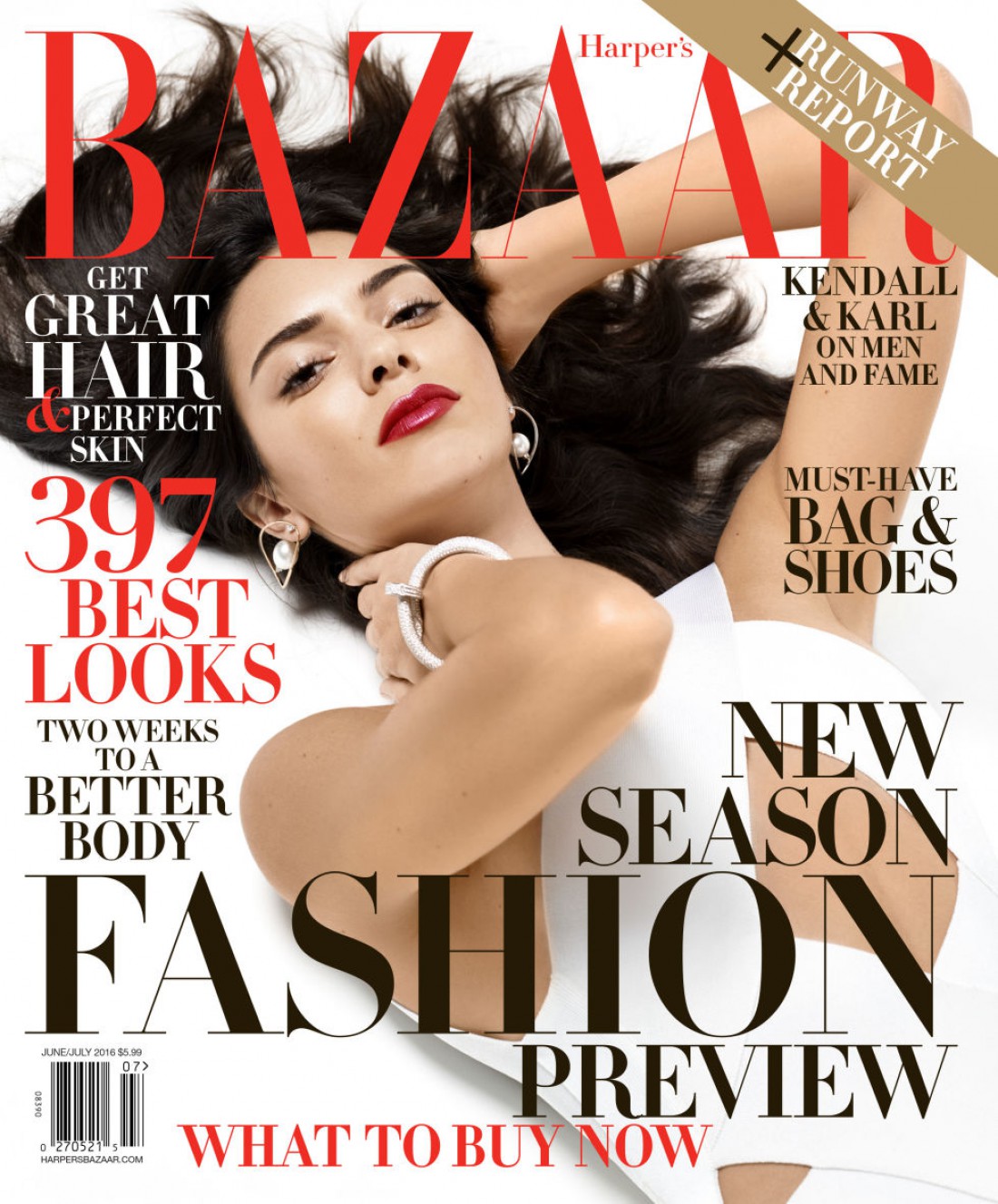 Кендалл Дженнер появилась в новой фотосессии для Harper's Bazaar