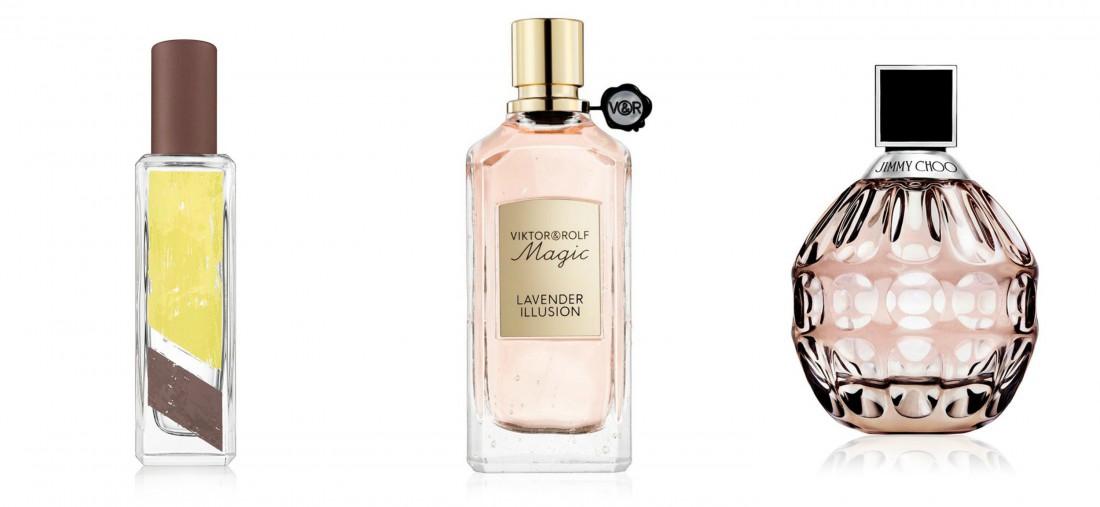 Jo Malone Tobacco & Mandarin, Viktor & Rolf Magic Lavender Illusion, Jimmy Choo Eau de Toilette