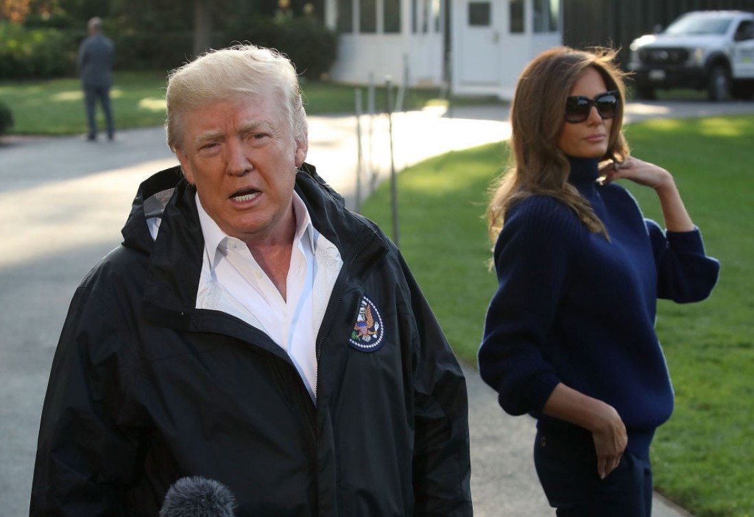 Меланья и Дональд Трамп