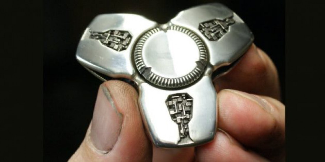 Black Lotus Tri Sterling Silver