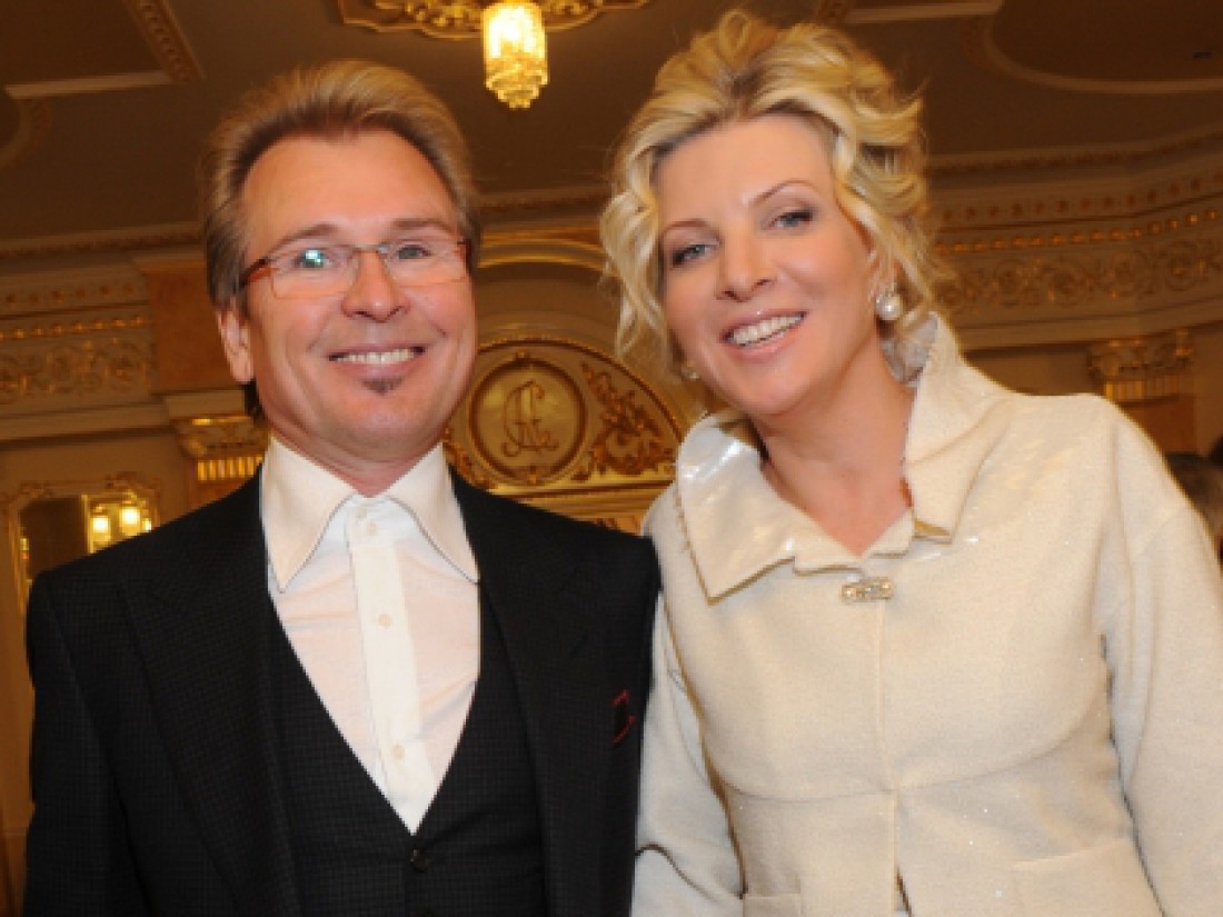 Александр Малинин с женой Эммой
