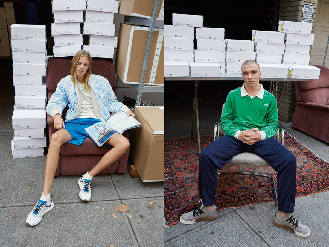 Рокко в рекламной кампании Alexander Wang х Adidas Originals