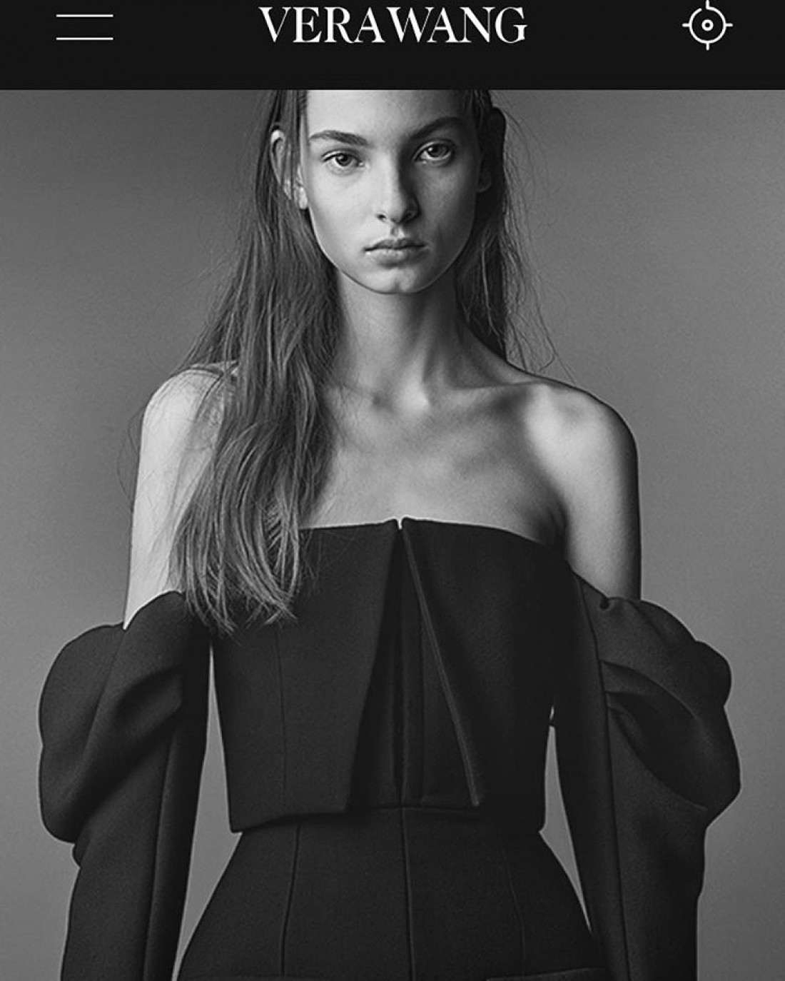 Женя Мигович в рекламной кампании Vera Wang