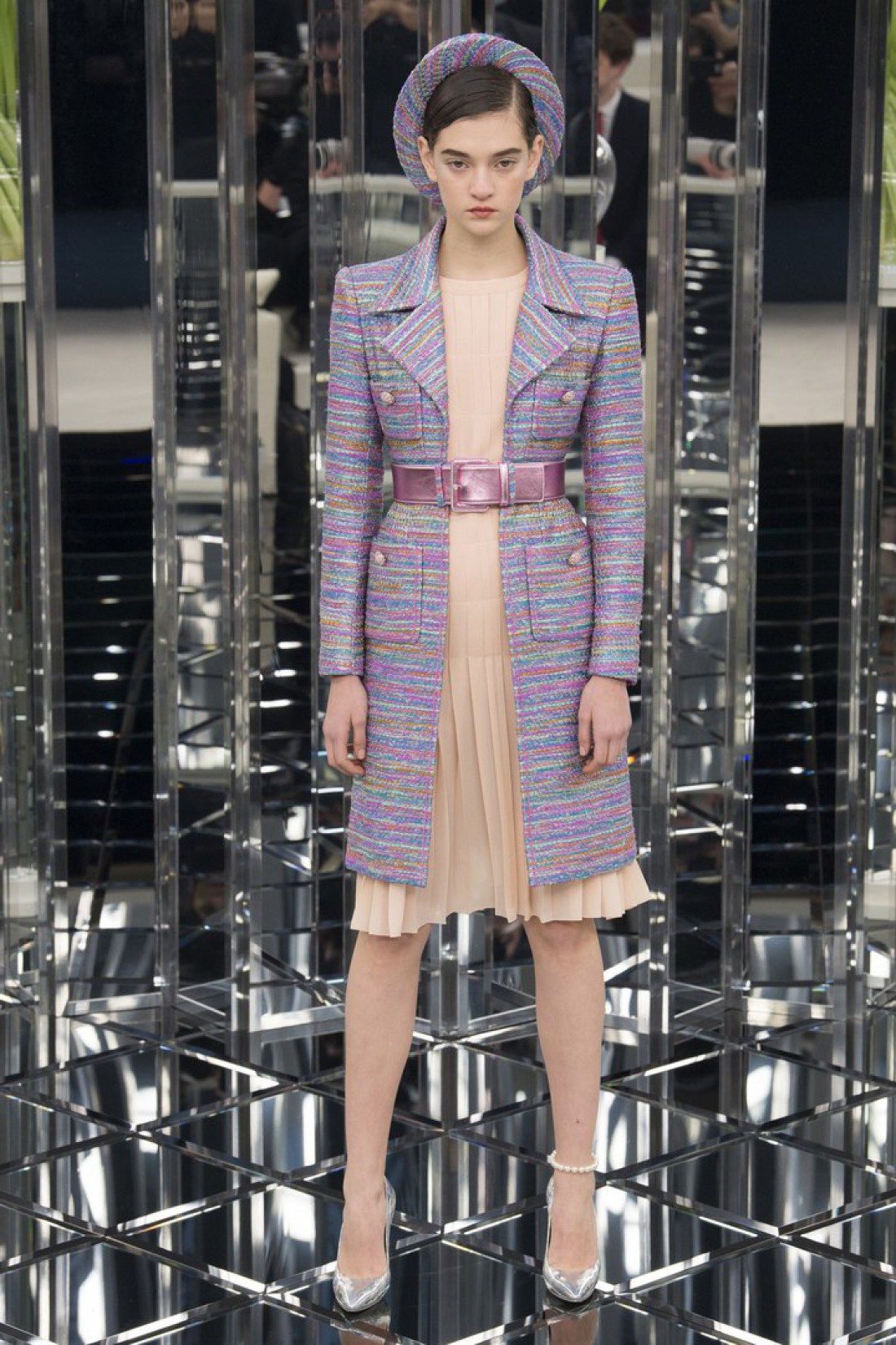 Украинская модель Юлия Ратнер на показе Chanel