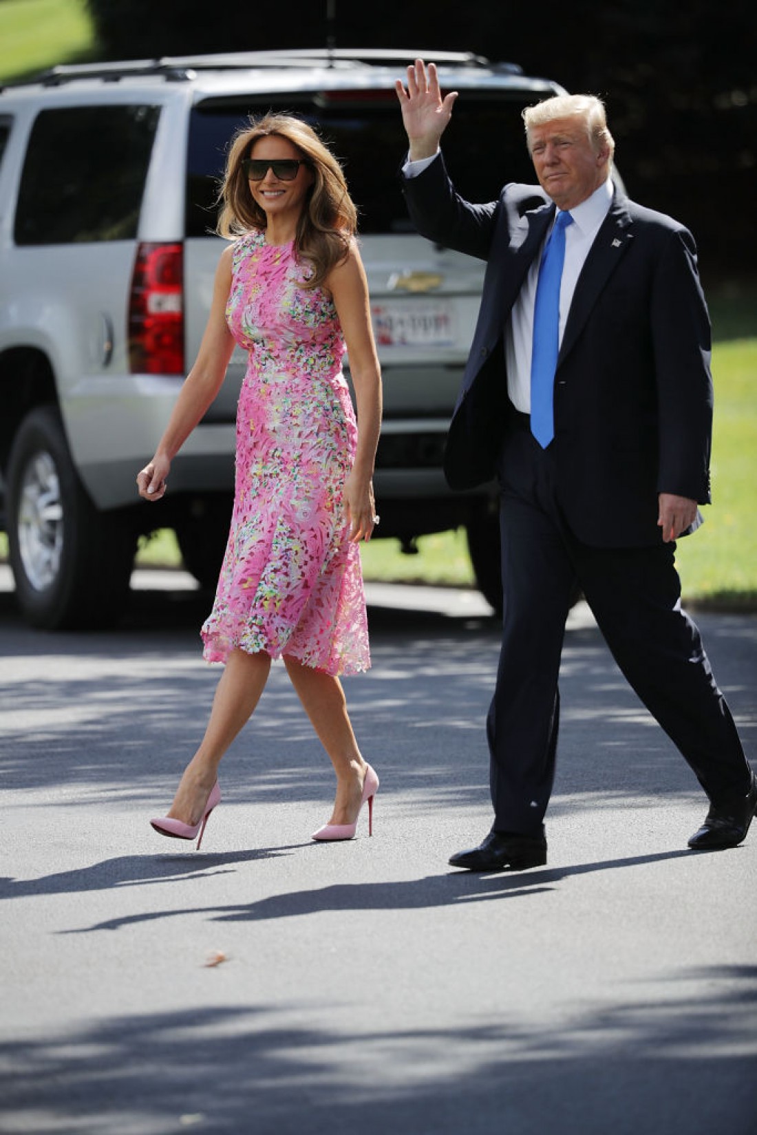 Дональд и Меланья Трамп
