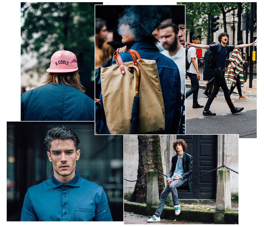 Street looks с Недели мужской моды в Лондоне