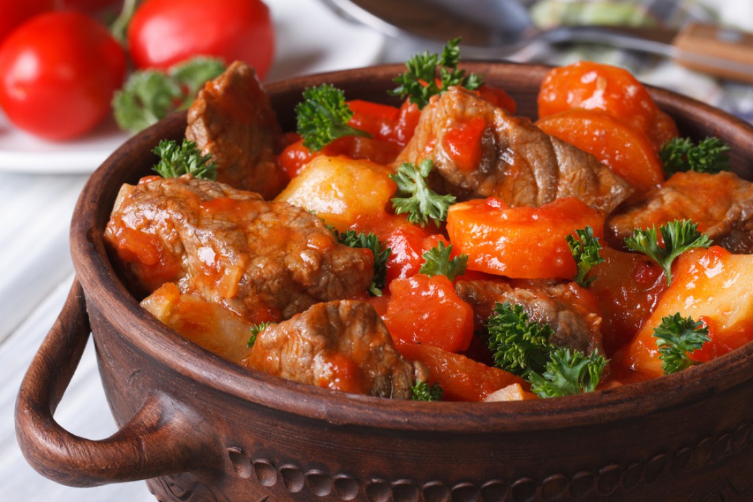 Что приготовить на обед: Мясное рагу с овощами