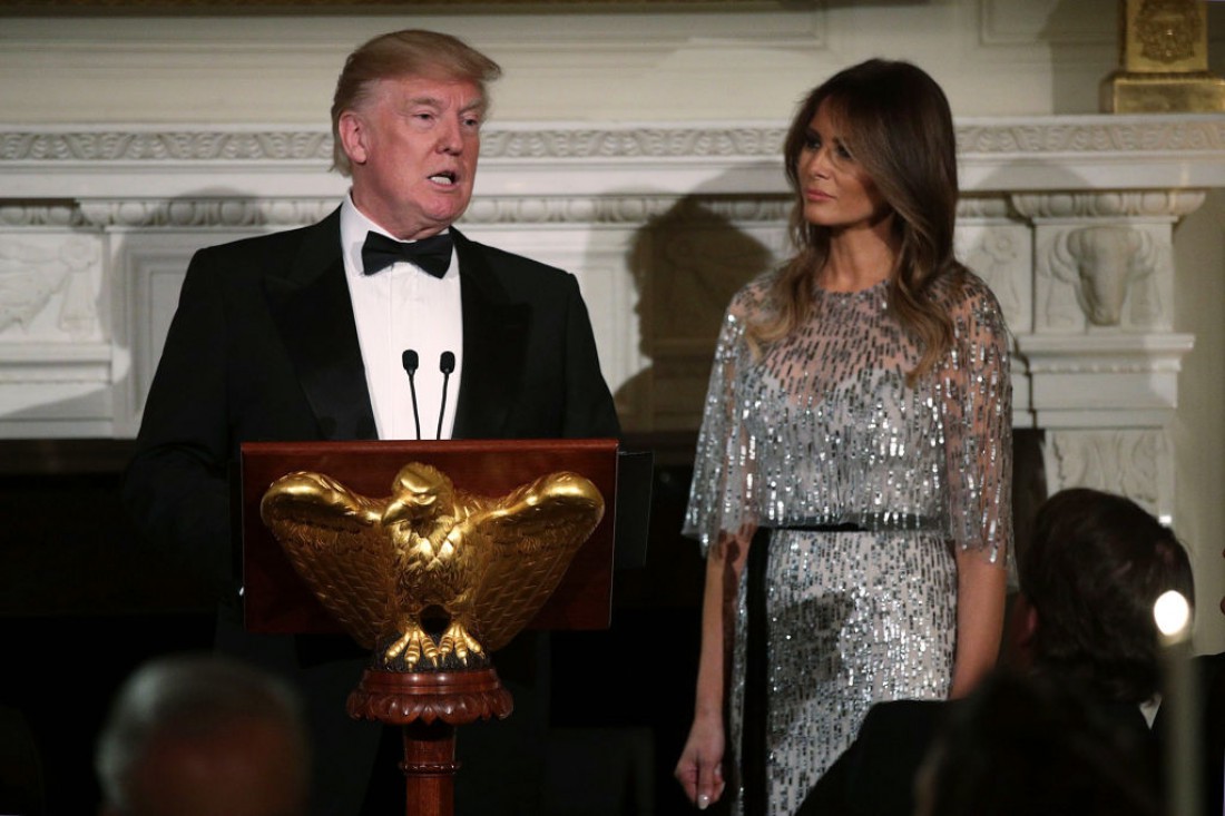 Меланья и Дональд Трамп