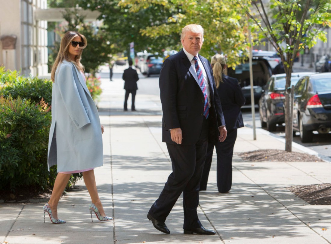 Меланья и Дональд Трамп