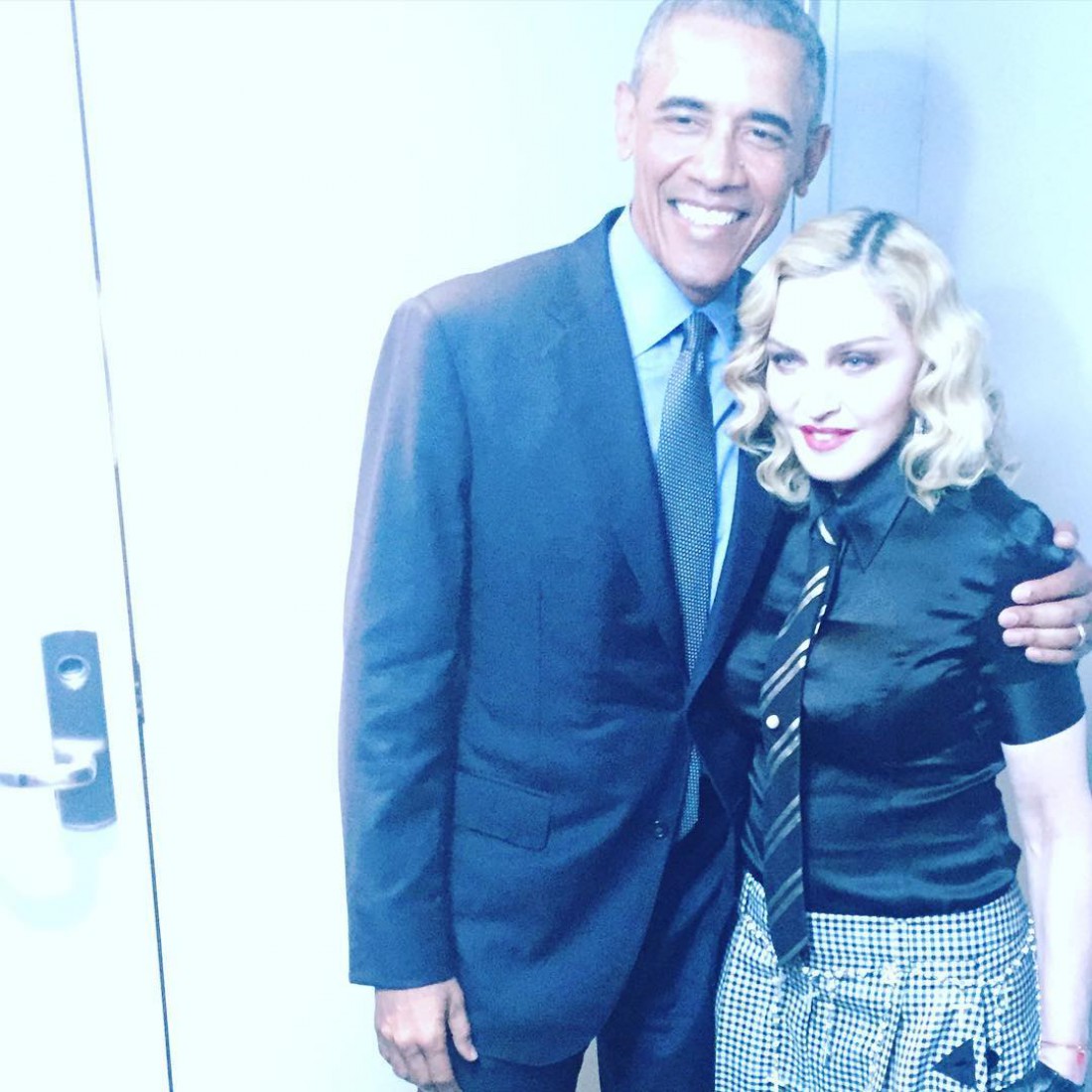 Барак Обама и Мадонна
