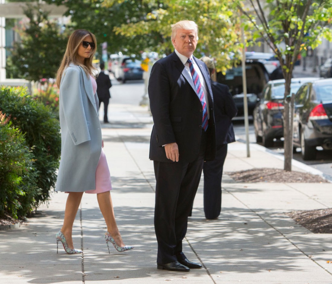 Меланья и Дональд Трамп