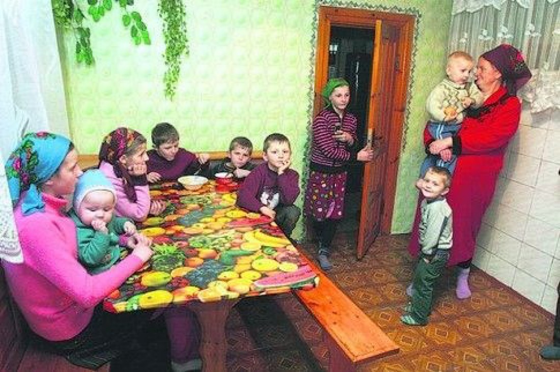 Семья Ковалевич из села Глинное