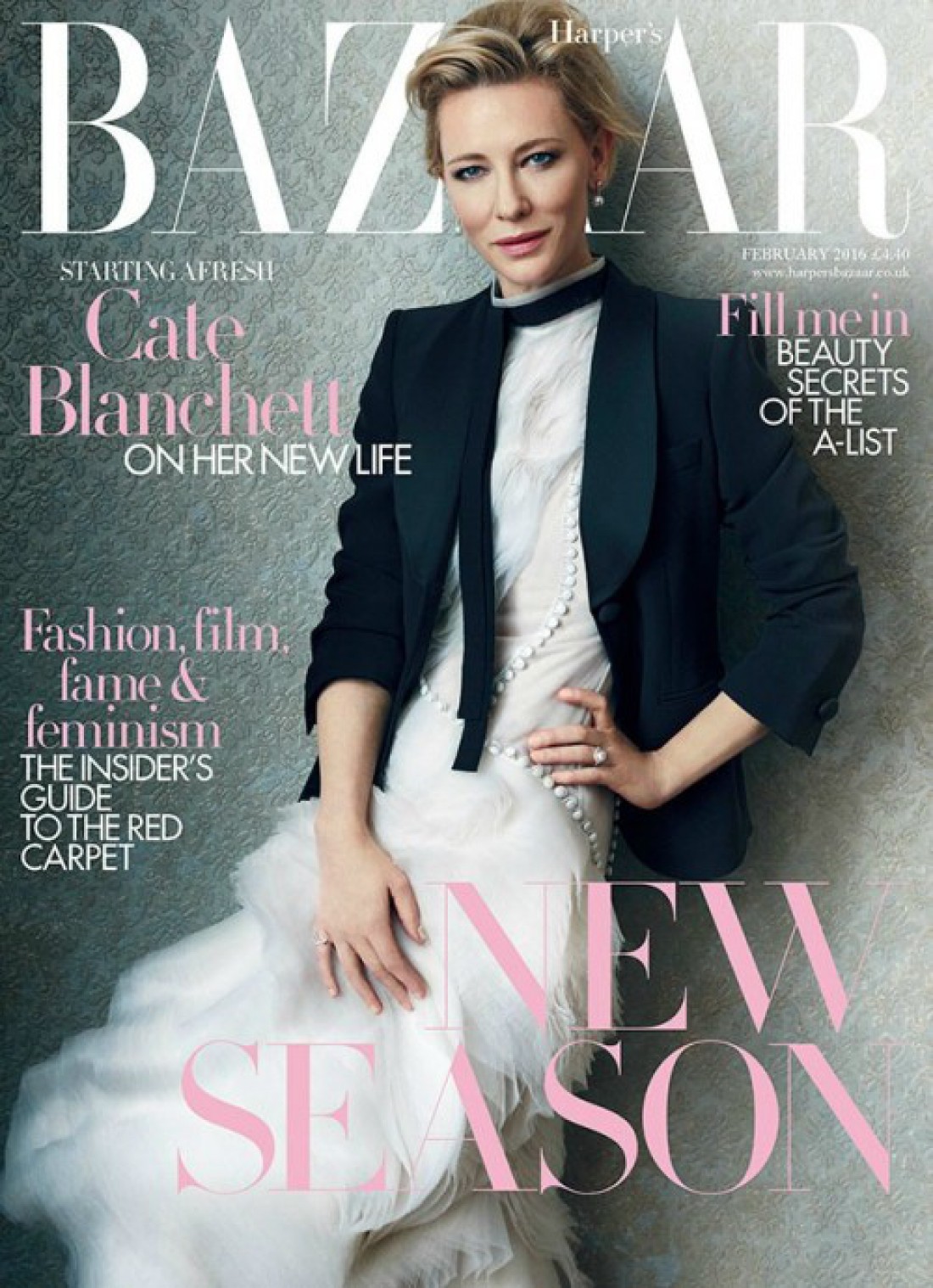 Актриса Кейт Бланшетт для Harper's Bazaar