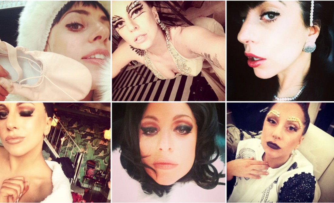 Lady Gaga сделала 50 селфи ради Shiseido