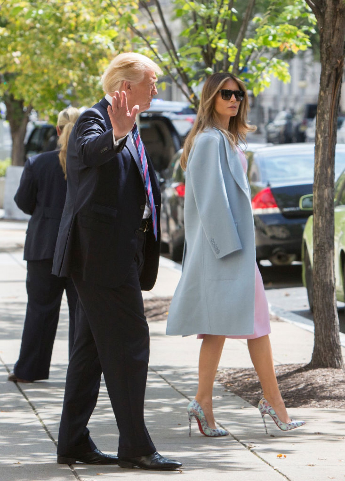 Меланья и Дональд Трамп