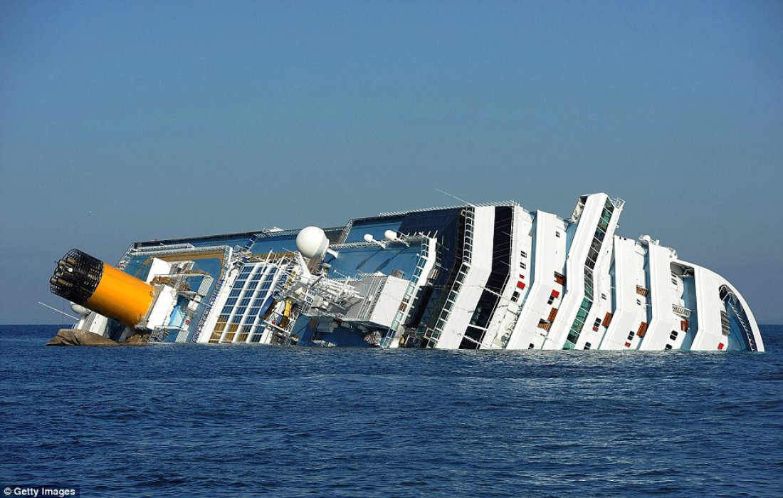 Costa Concordia спустя четыре года после крушения