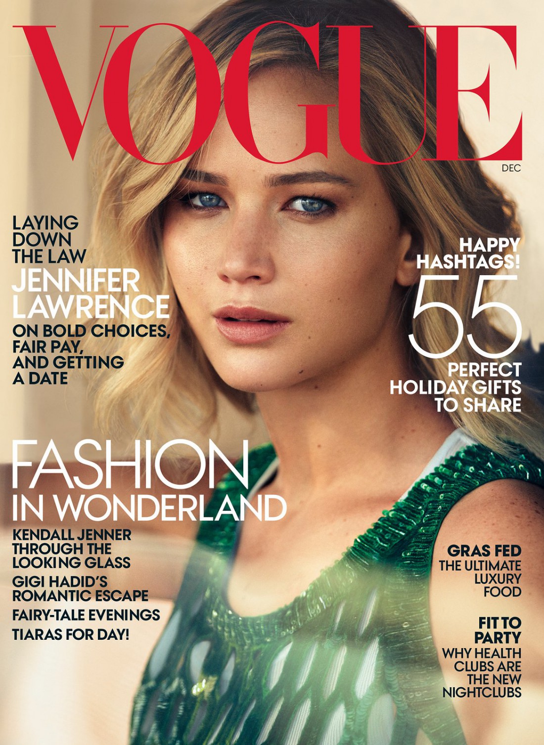 Дженифер Лоуренс в новом выпуске Vogue