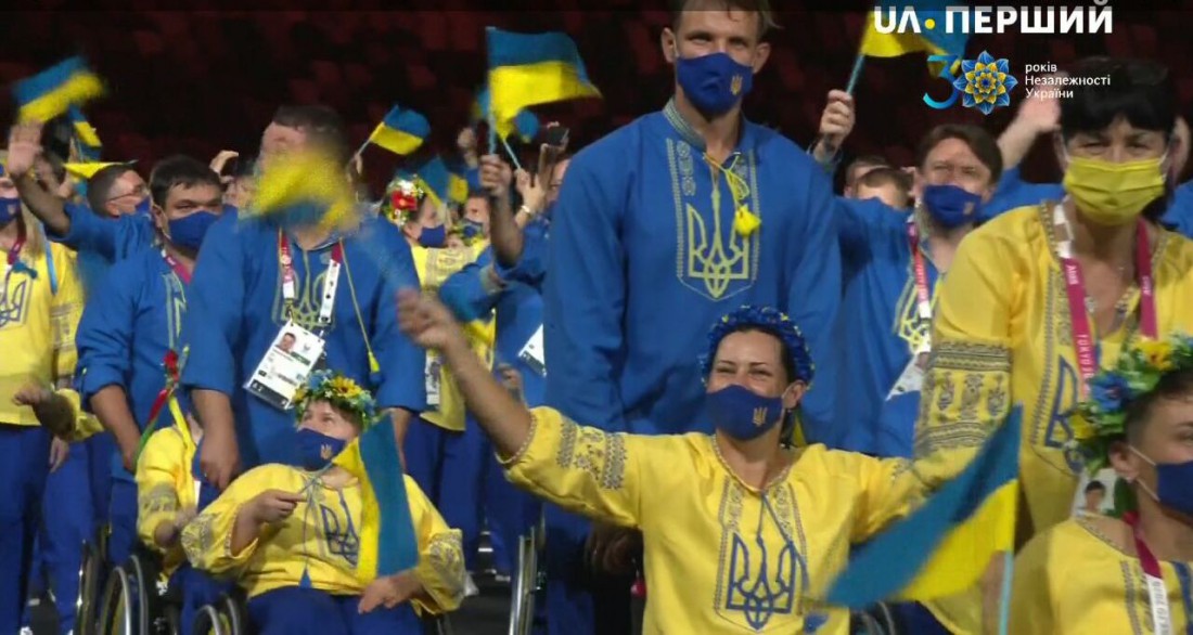 Украина на церемонии открытия Паралимпийских игр 2020 в Токио