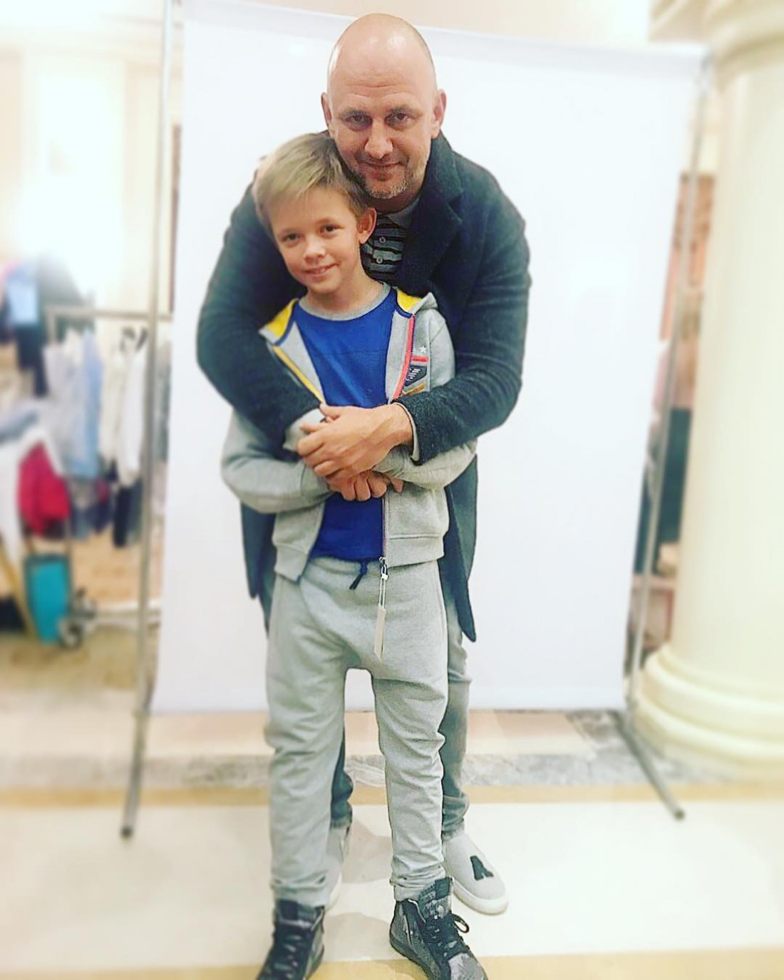 Потап с сыном Андреем