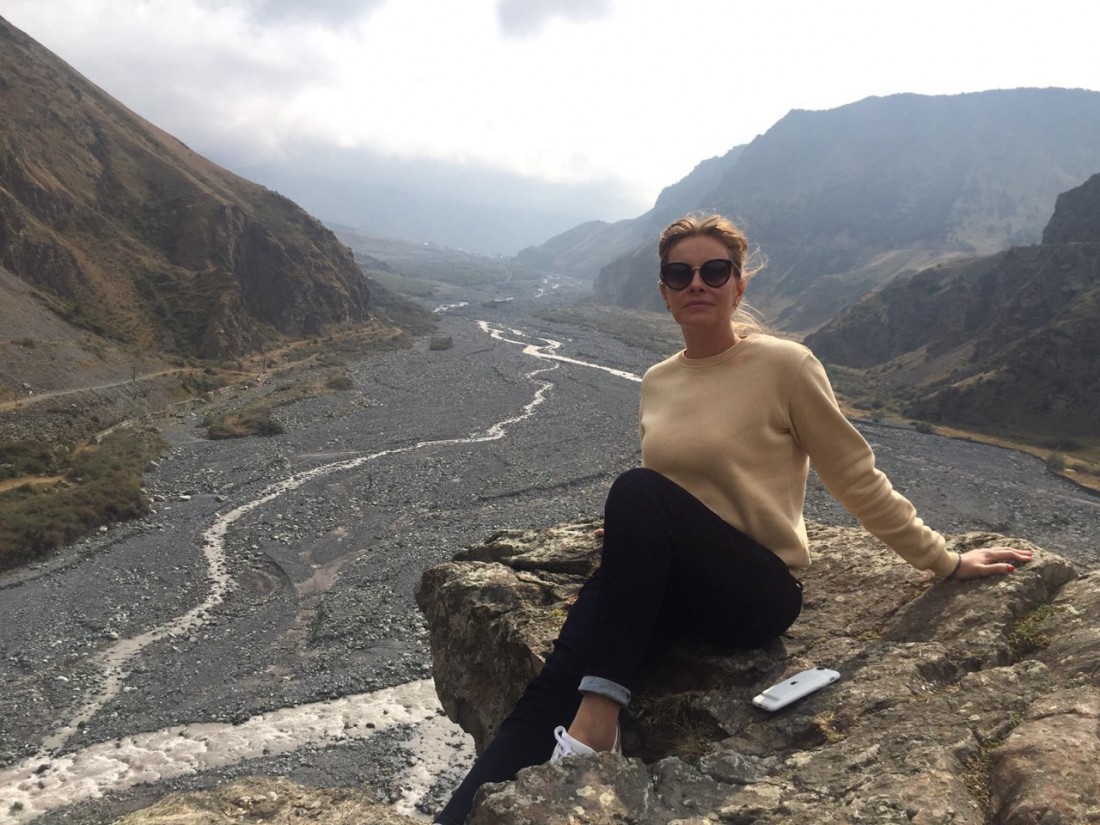 Елена Кравец в Грузии