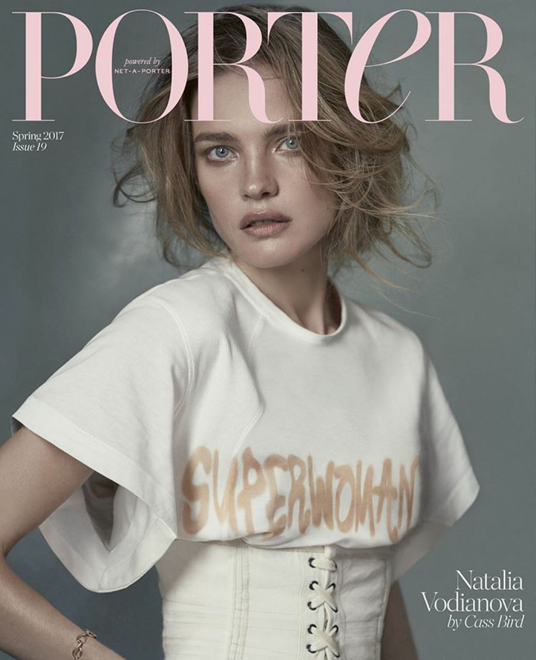 Наталья Водянова снялась для обложки PORTER magazine