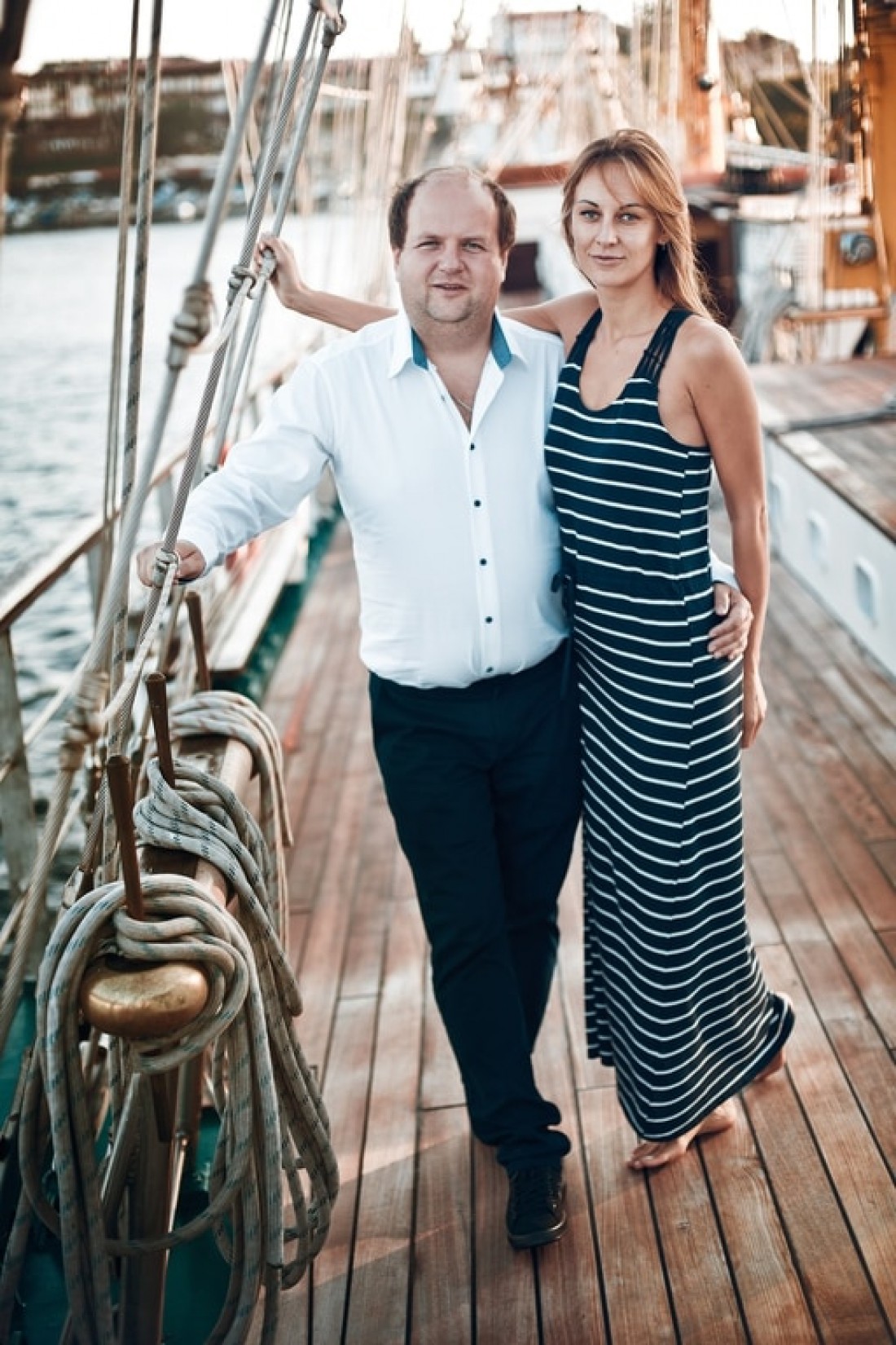 Виктор Бронюк с женой