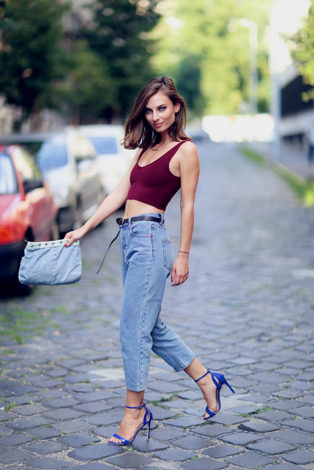 Mom jeans: образ №2