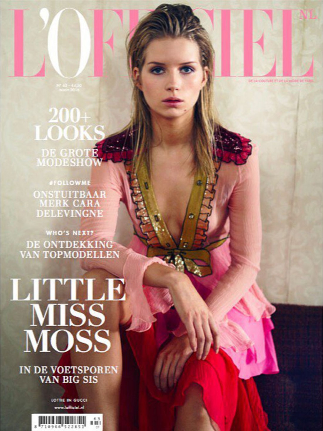 Лотти Мосс на обложке L’Officiel