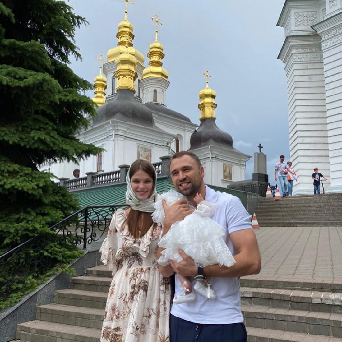 Макс Михайлюк и Дарья Хлистун окрестили дочь