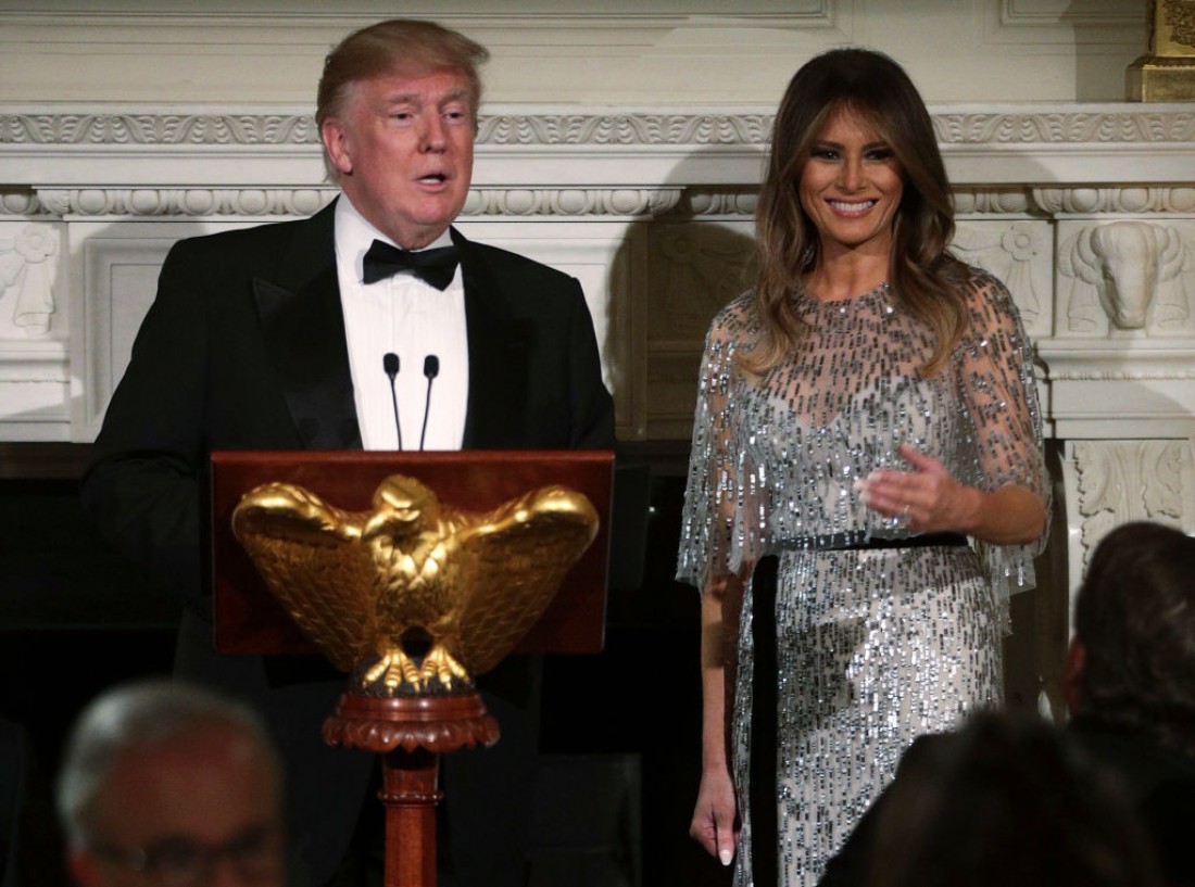 Меланья и Дональд Трамп