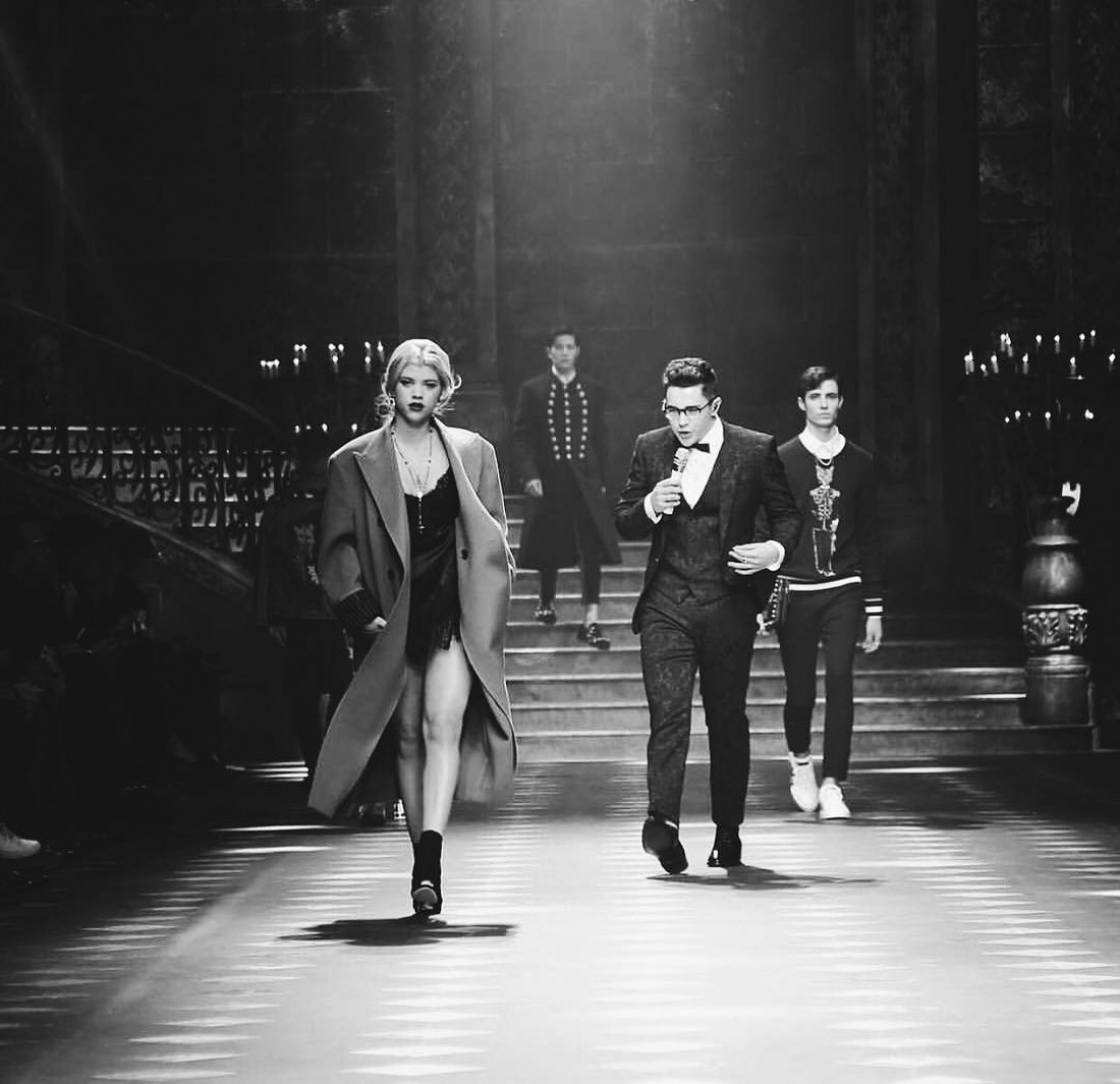 София Ричи на показе Dolce & Gabbana