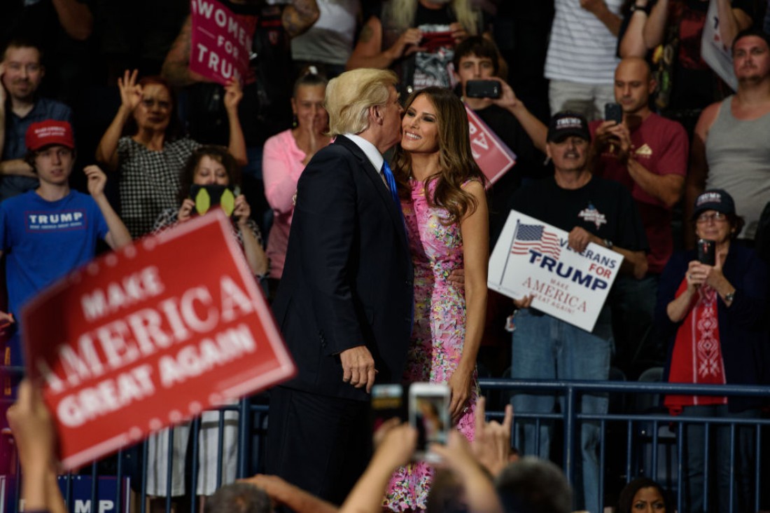 Дональд и Меланья Трамп