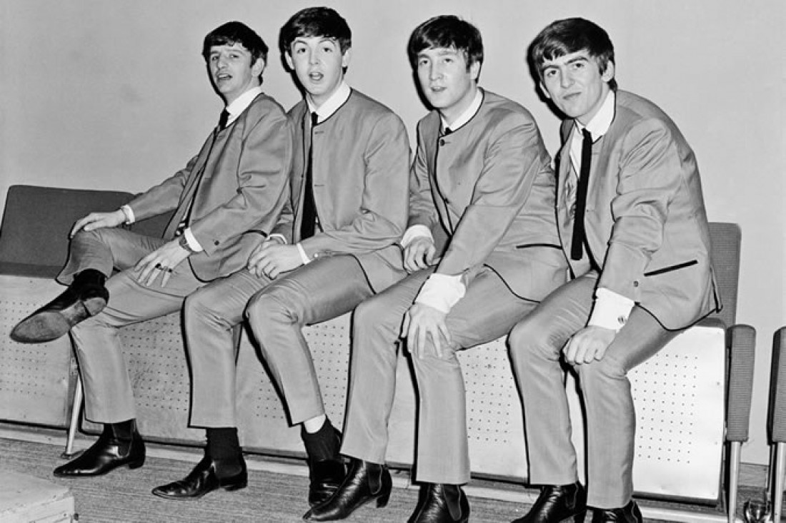 Группа The Beatles в ботинках челси