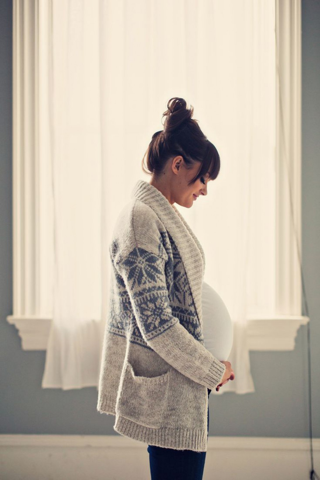 Беременность – лучшее время для модной нынче одежды oversize