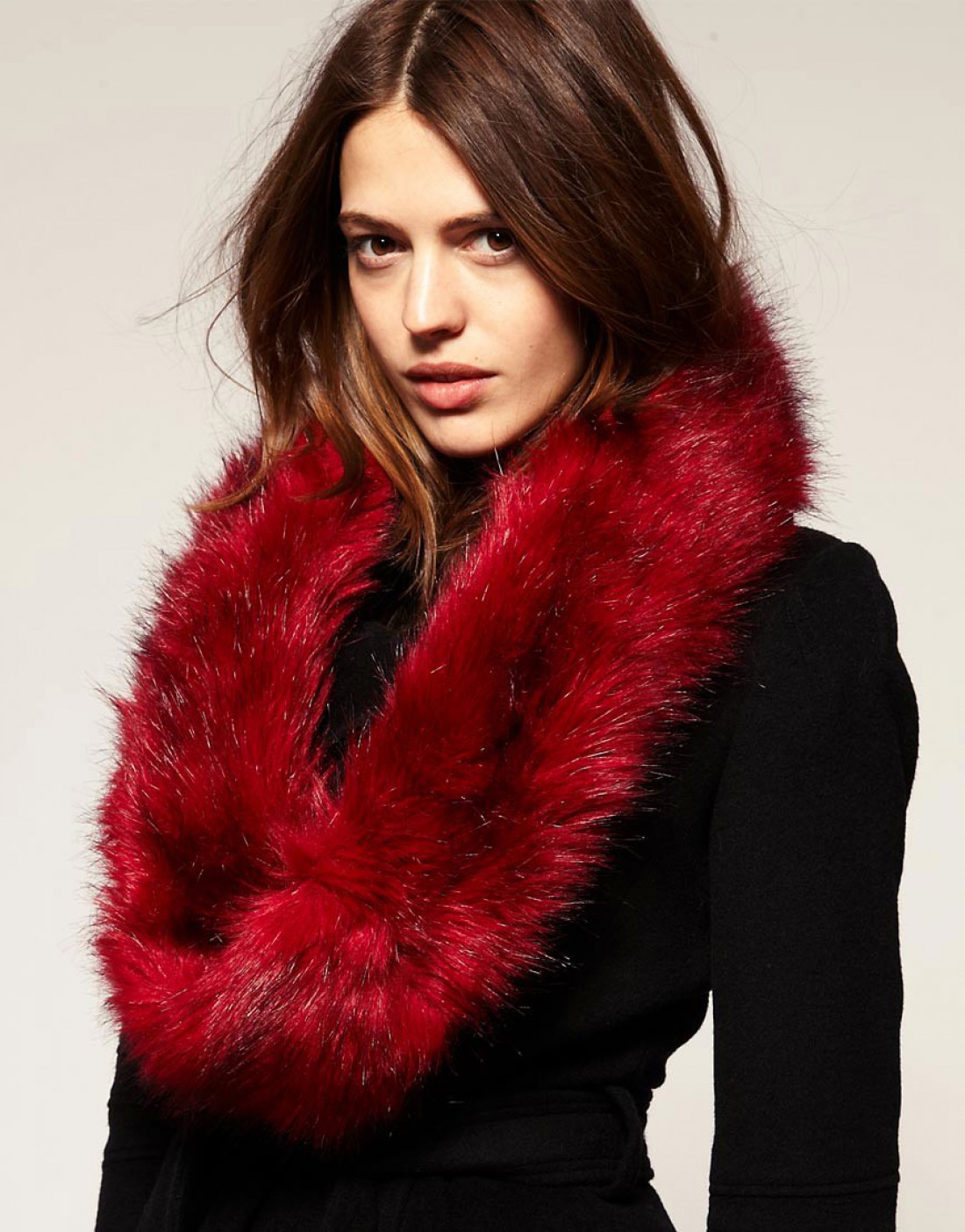 Меховой снуд от Asos