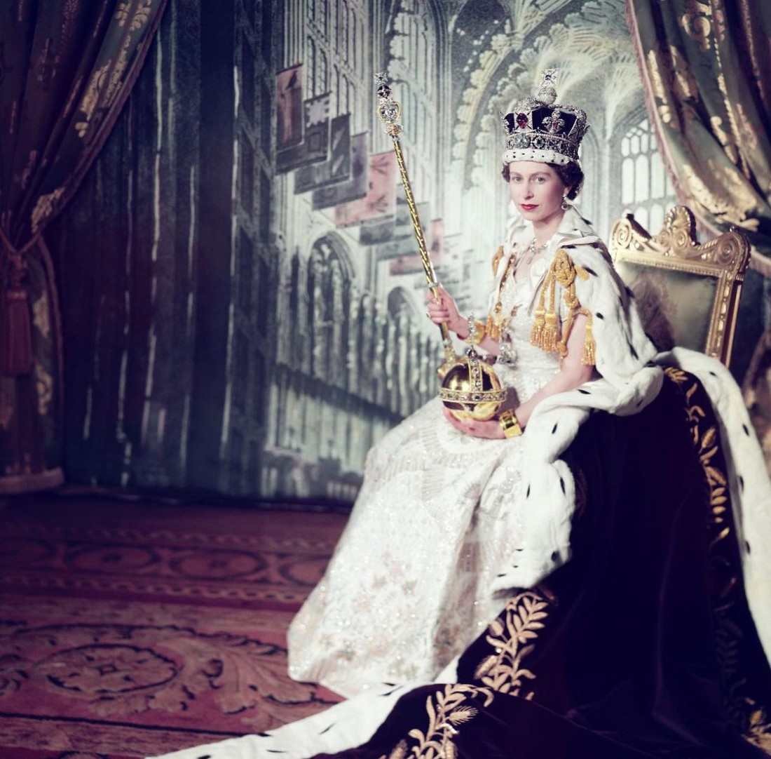 Елизавета II в день коронации