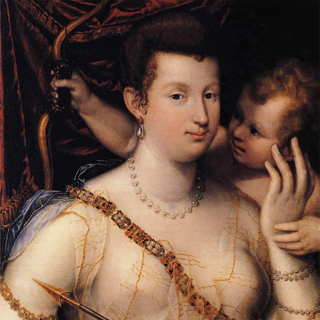 Изабелла Руини, в виде Венеры, Лавиния Фонтана, 1592 год