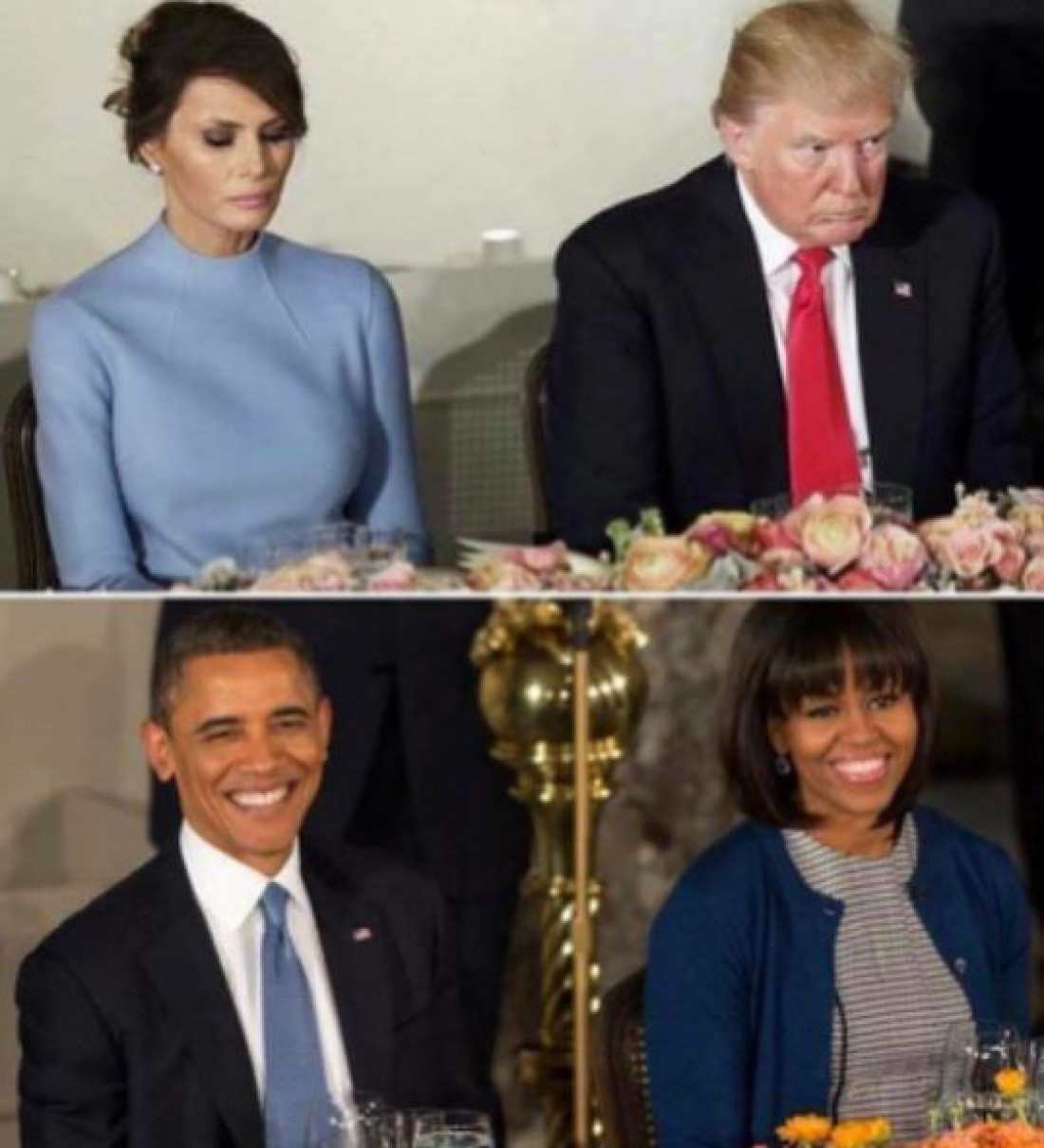 Меланья Трамп и Дональд Трамп