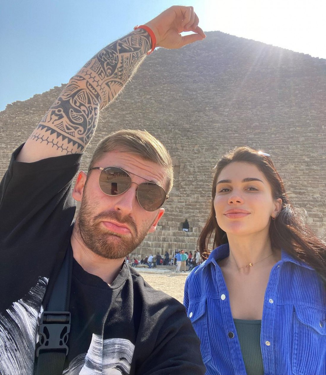 Андрей Рыбак и Алина Смирнова в Египте