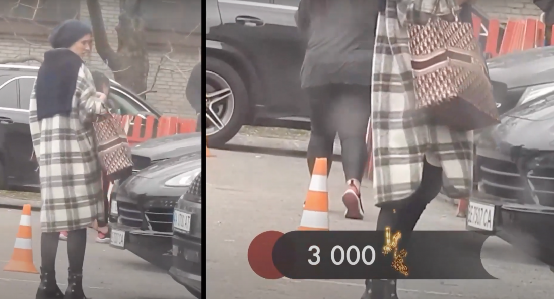 Беременная Катя Осадчая в повседневной жизни