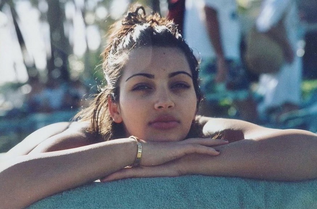 Ким Кардашьян показала себя в 16 лет