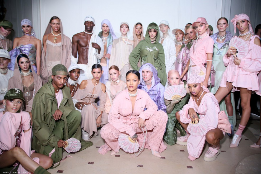 Показ Fenty x Puma весна-лето 2017