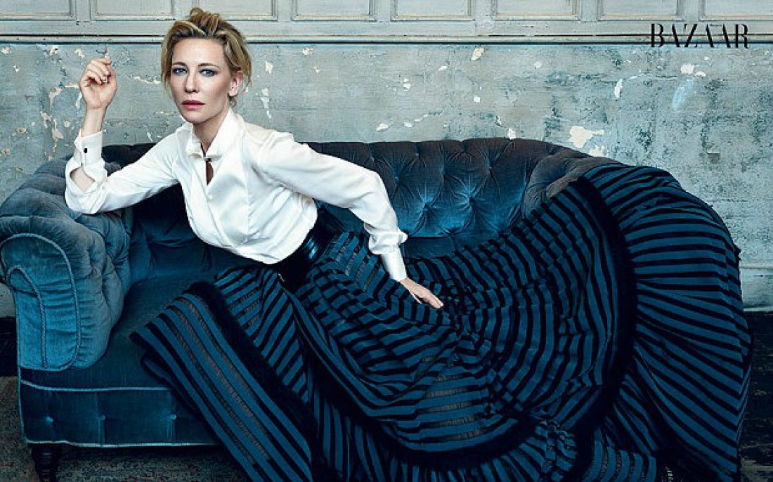 Актриса Кейт Бланшетт для Harper's Bazaar