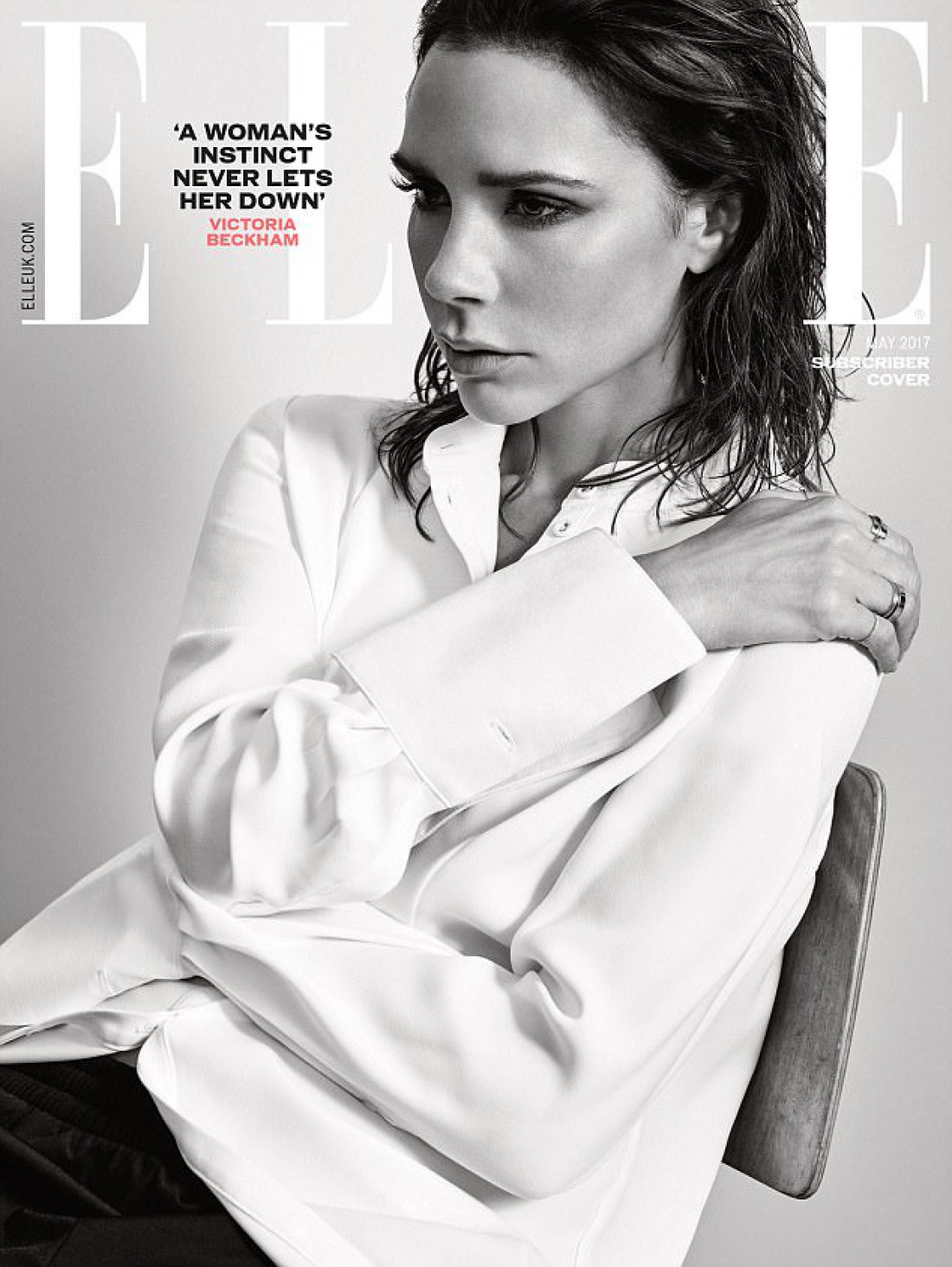 Виктория Бекхэм снялась для Elle UK