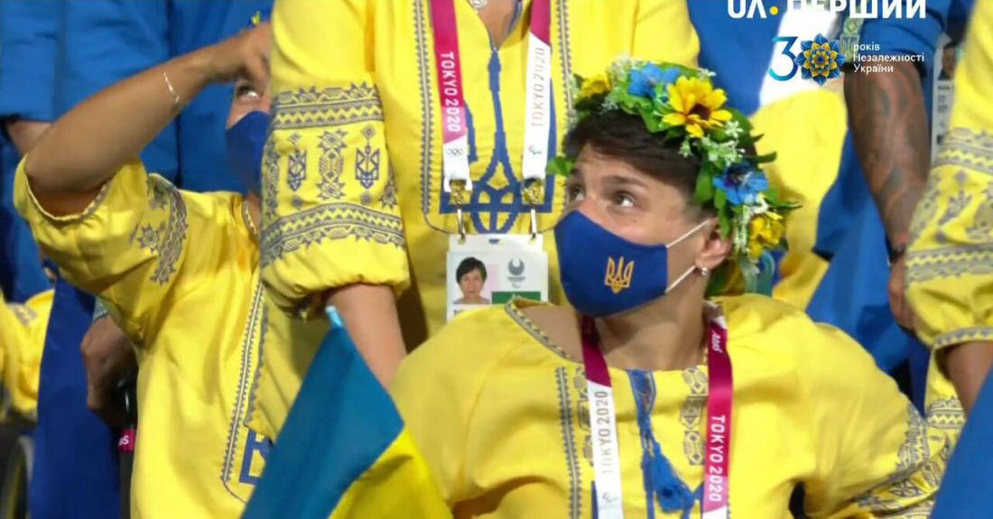Украина на церемонии открытия Паралимпийских игр 2020 в Токио