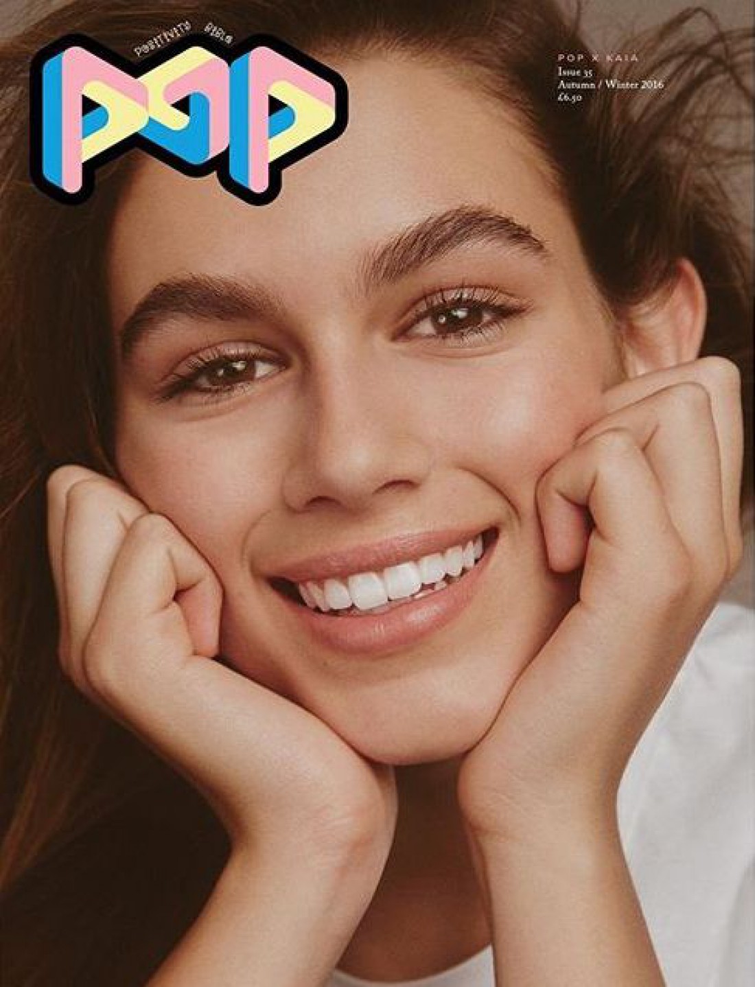 Модель Кайя Гербер на обложках Pop