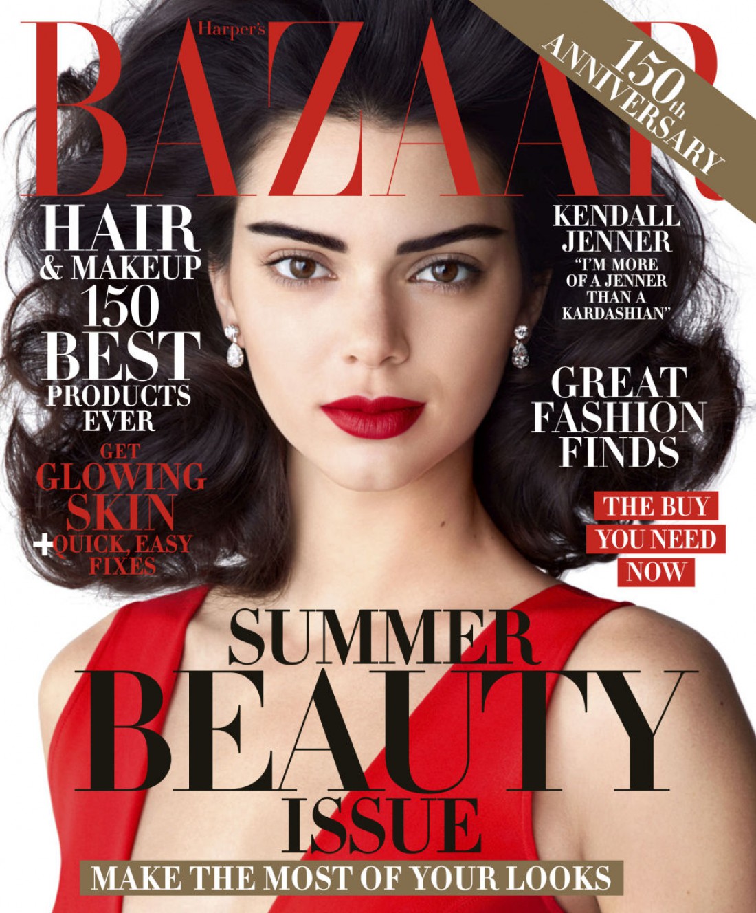Обложка Harper's Bazaar с Кендалл Дженнер