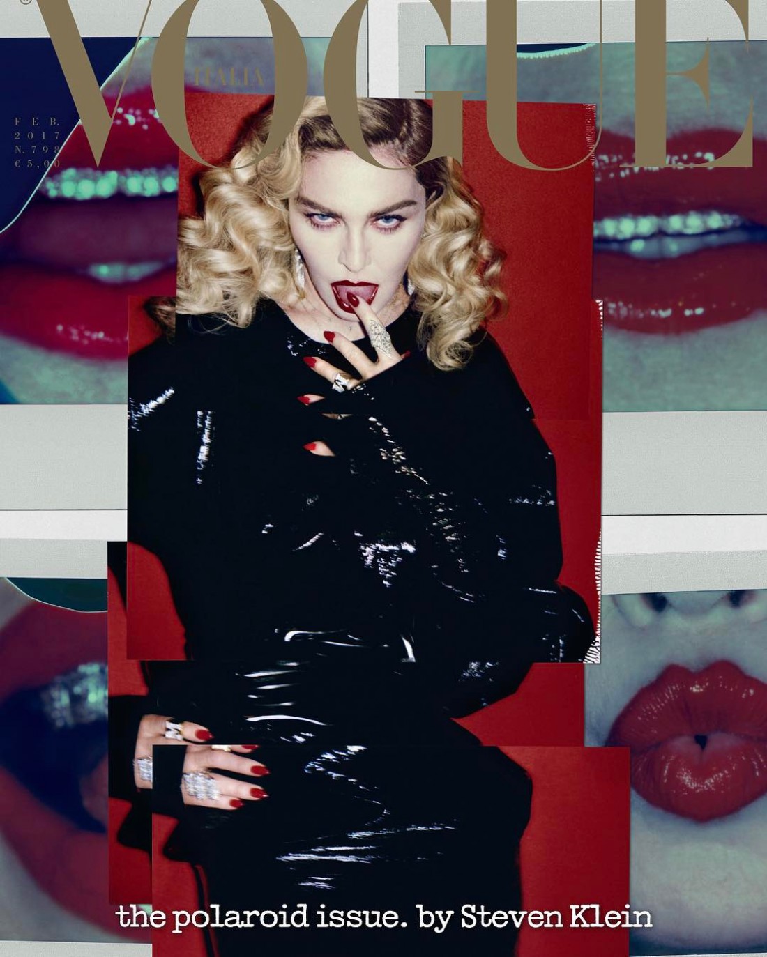 Певица Мадонна на обложке итальянского Vogue